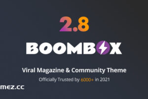 BoomBox v2.9.8-病毒杂志WordPress主题