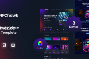 NFChawk-NFT市场HTML模板