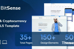 BitSense–ICO和加密货币HTML5模板